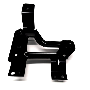 Image of Bracket. Collision Warning. image for your 1985 Volvo